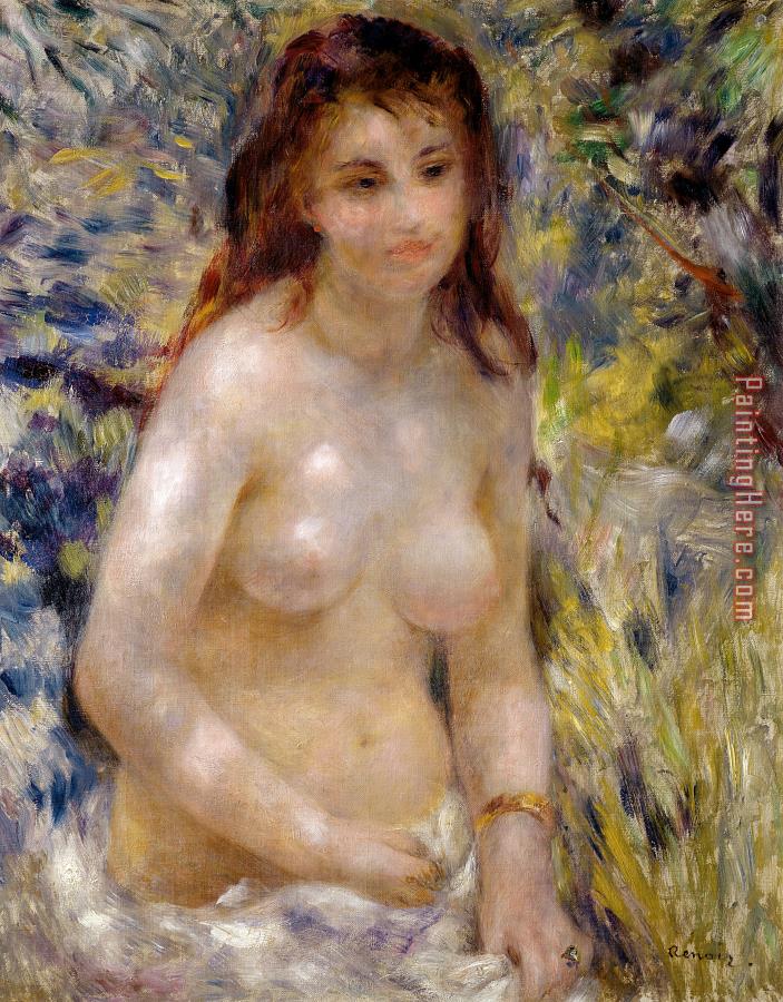Pierre Auguste Renoir Torso effect of sunlight